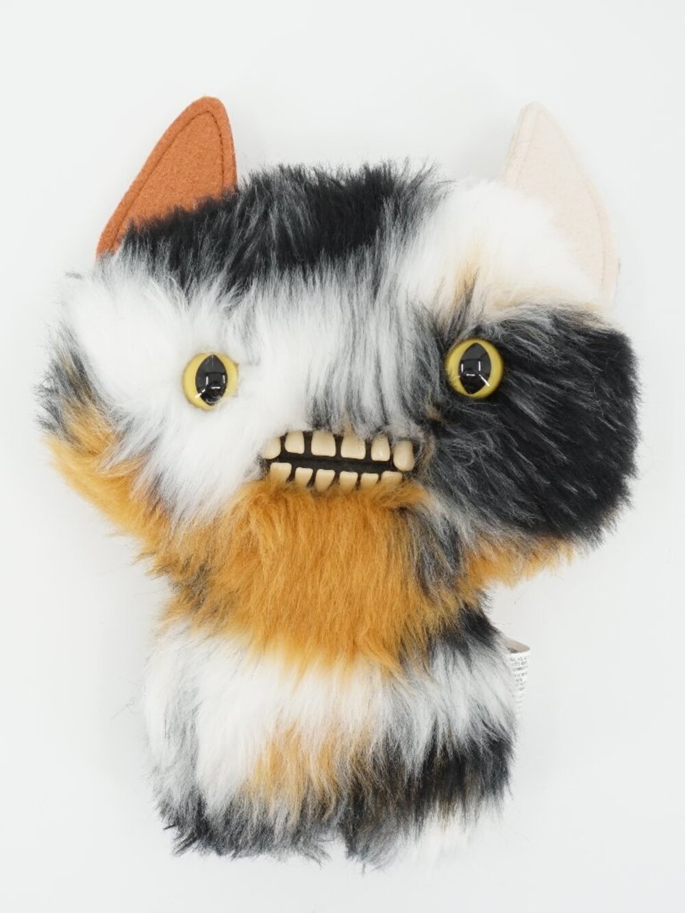 Fuggler Butt Ugly Pets Cheezee Calico Plush Cat 10 Inch